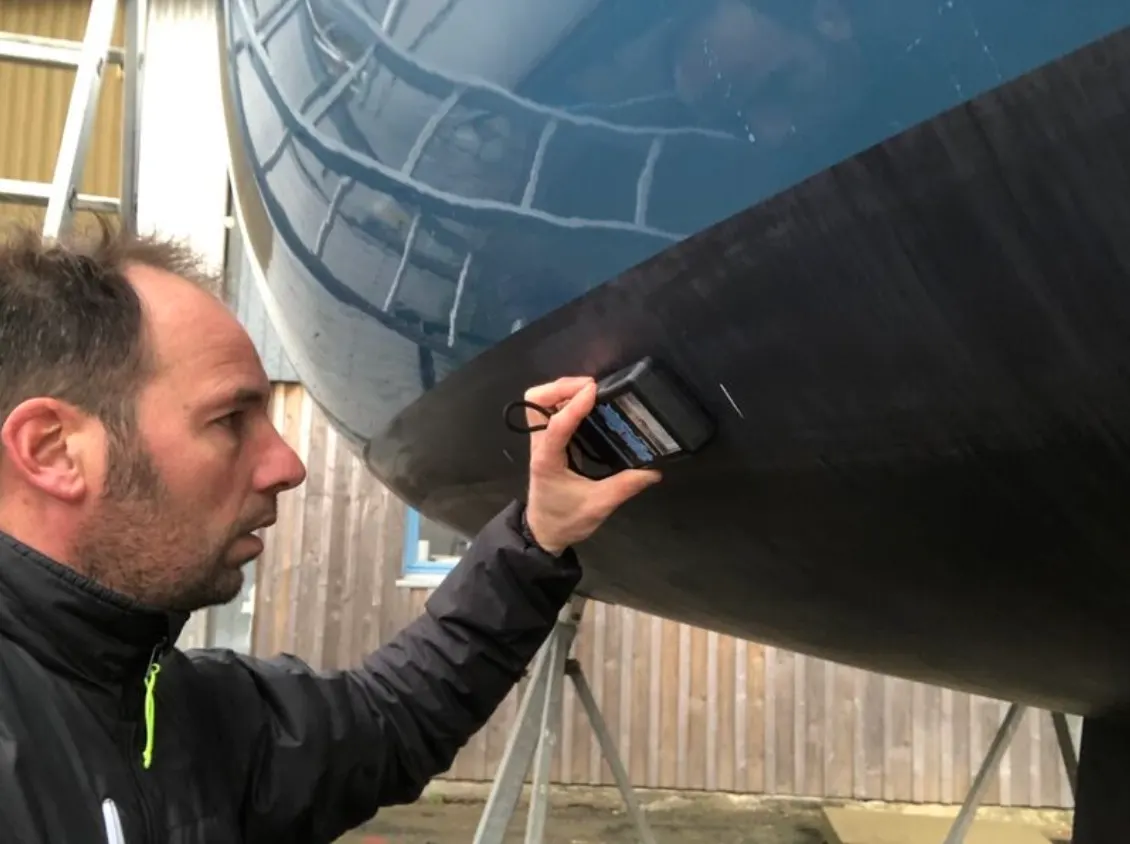 Contrôle des œuvres vives et du pont pour Ouest Expertise Maritime.